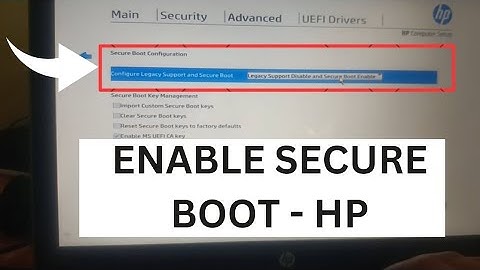 Legacy Support Enable and Secure Boot Disable/Enable PXE / Legacy boot BIOS settings HP