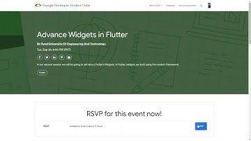 How to RSVP Google DSC Events