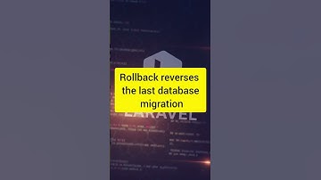 #19 What is Laravel Migration Rollback? #laravel_development #laravel_interview_question #coding