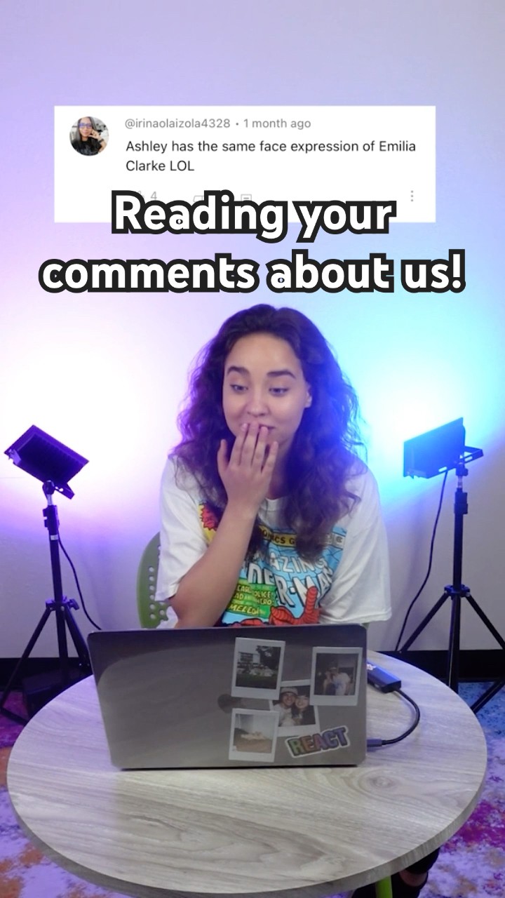 Reading your comments with Haley, Jaime, and Ashley! Part 2 ⭐️ #funny #comments #react #reactors