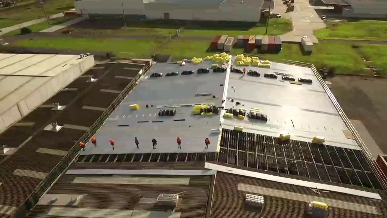 Commercial Asbestos Roof Replacement