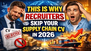 Why 90% Of Supply Chain Cvs Get Rejected In 2026?