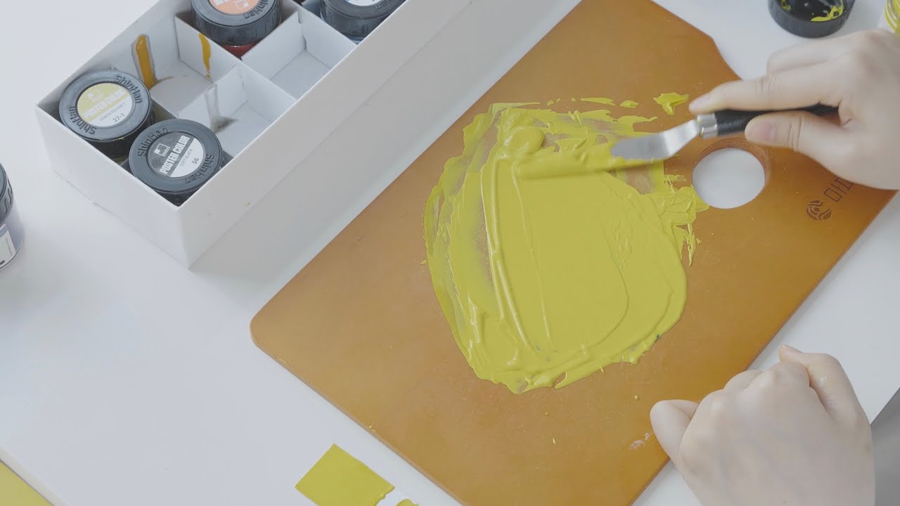 [COLOR MIX ASMR] 팬톤 100가지 색 만들기 프로젝트 #5. PANTONE 7548 - YouTube