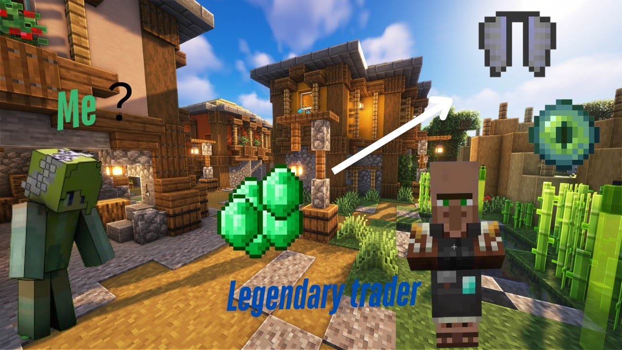 Minecraft But There Was Legendary Trader 🤠 - YouTube