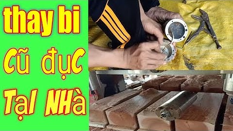 Chia sẻ cách thay bi củ đục, máy khắc gỗ cnc -xưởng mộc nhỏ vlog