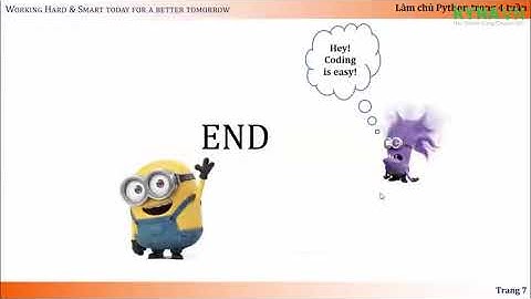 Bài 10 Các loại lỗi trong Python