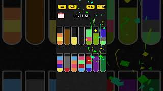 🏅 Water Sort 🧪 LEVEL 511 🧪 #shorts #watersort #puzzle #walkthrough #solution #guia #guiarapida