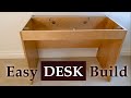 Desk Plans - How to Build This Easy Desk