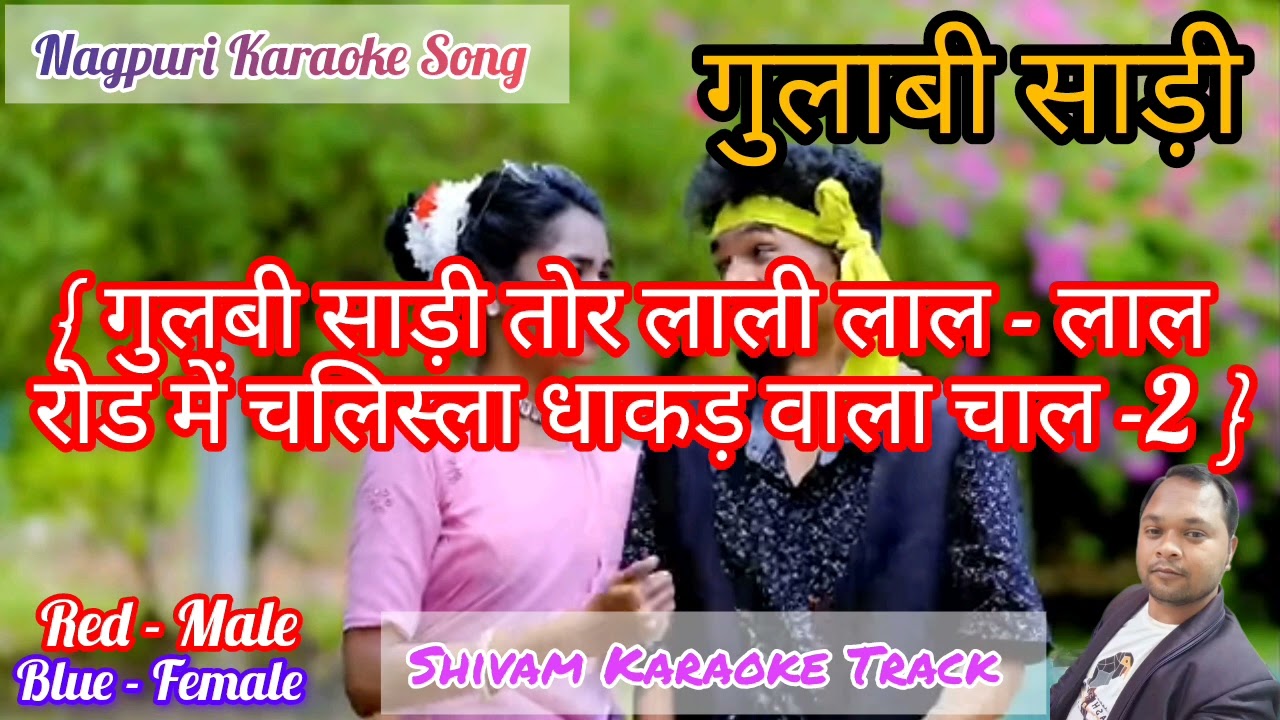 Gulabi sadi | Nagpuri Karaoke |
