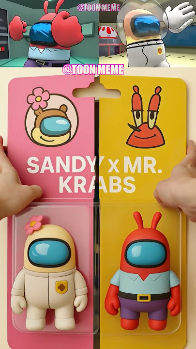 Unboxing Crush Sandy x Mr Krabs x Sponge bob