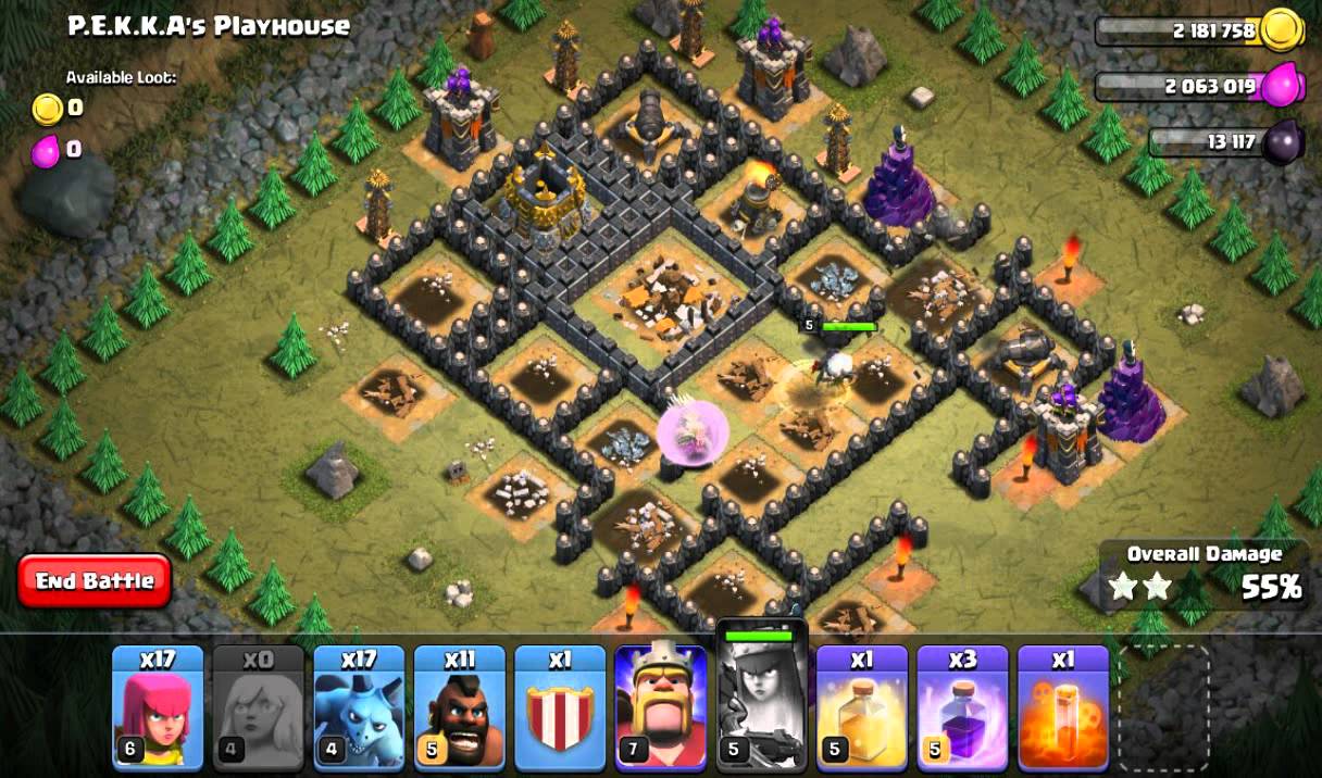Clash Of Clans PEKKA'S Playhouse 49 Super Queen YouTube