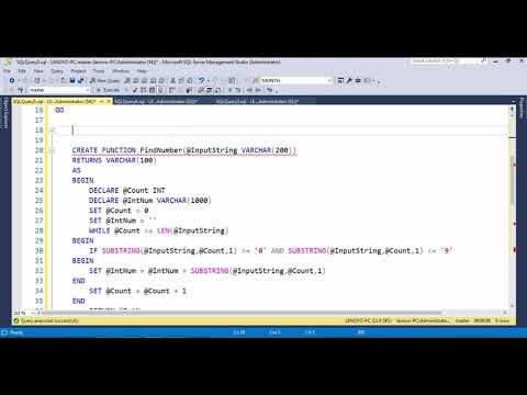 Microsoft SQL Server Development Part 20 : How to extract Numbers from given String in SQL Server