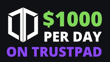 How to Make $1000 per day in Passive Income With TrustPad (Must Watch) $TPAD