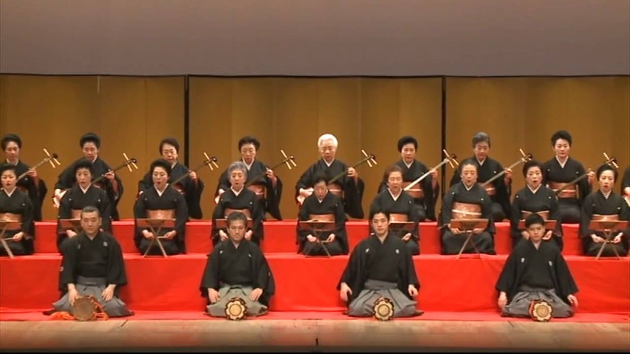 長唄三味線 祝典曲 櫓三番叟(廻り舞台)老松 杵勝会全国大会博多座公演 