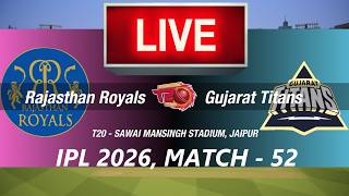 🛑LIVE- RR vs GT🛑IPL 2026🛑RAJASTHAN vs GUJARAT🛑CRICKET 26 GAMEPLAY🛑LIVE MATCH STREAMING🏏