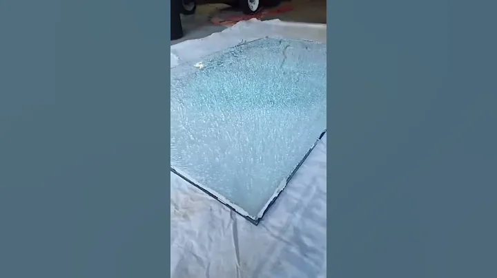 The best way to break tempered glass