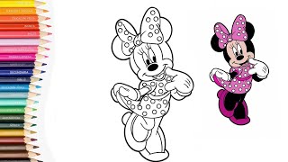Minnie Mouse Coloring Adventure | Disney Magic for Kids
