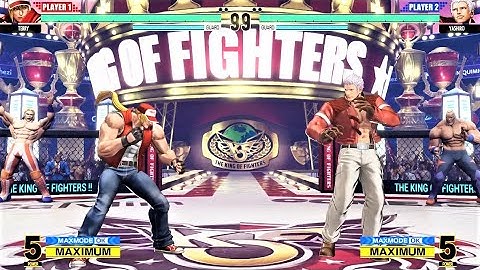Terry Bogard vs Yashiro (Hardest AI) - KOF XV