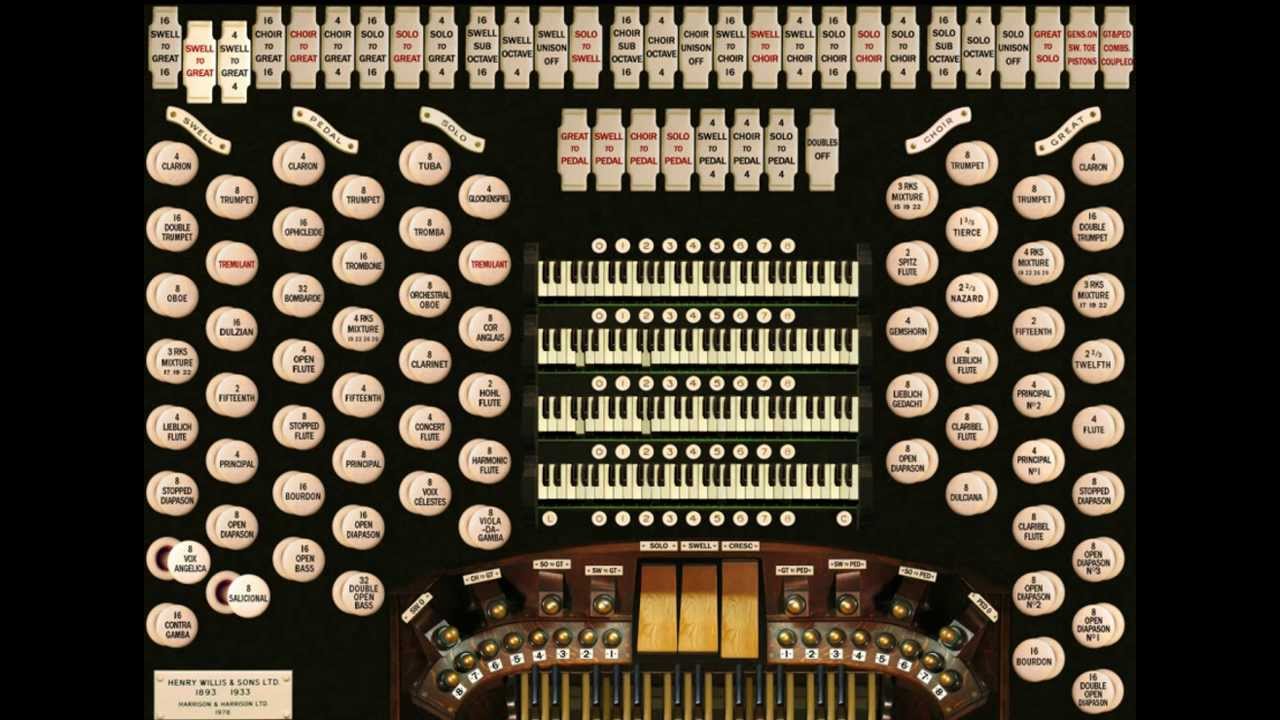 Hauptwerk Virtual Organ - Stop tour (Part 4) - Hereford Cathedral