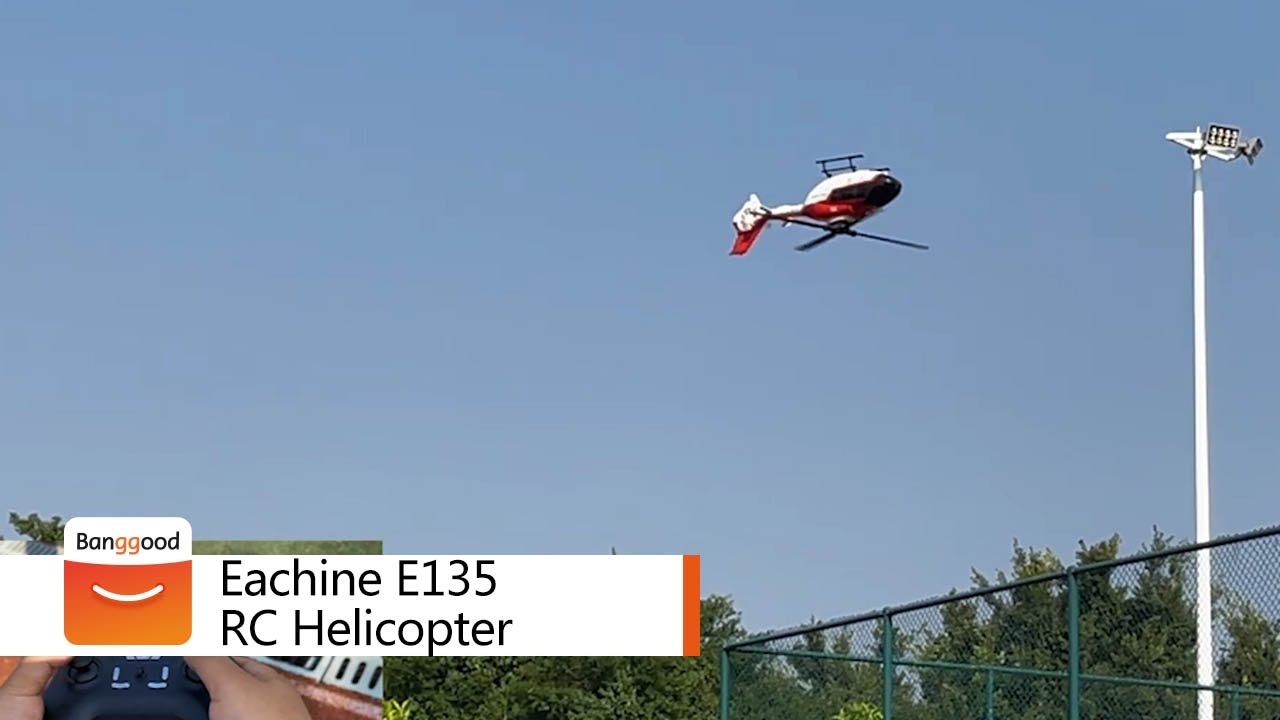 Eachine E135 136 One Key 3D Roll RC Helicopter Shop on Banggood YouTube