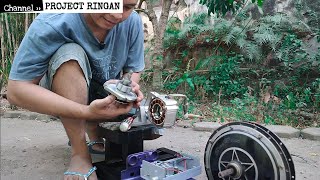 Bongkar GENERATOR saya pingin liat dalemnya VLOG project ringan