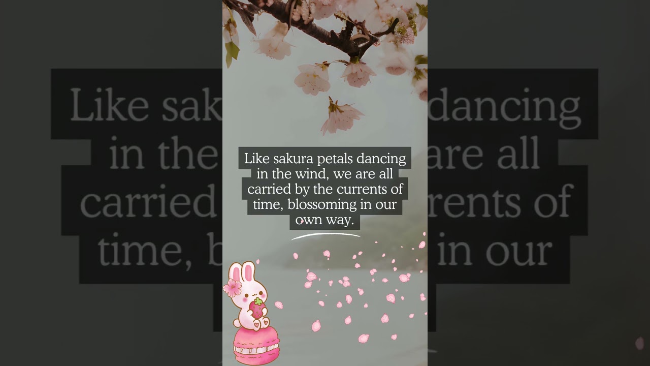Sakura Petals Dancing in the Wind: A Journey of Blossoming 🌸  