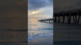 A few minutes later #beach #oceansunrise #pier