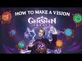 HOW TO MAKE A VISION from Genshin Impact | I'm an Archon and I give magic to my friends