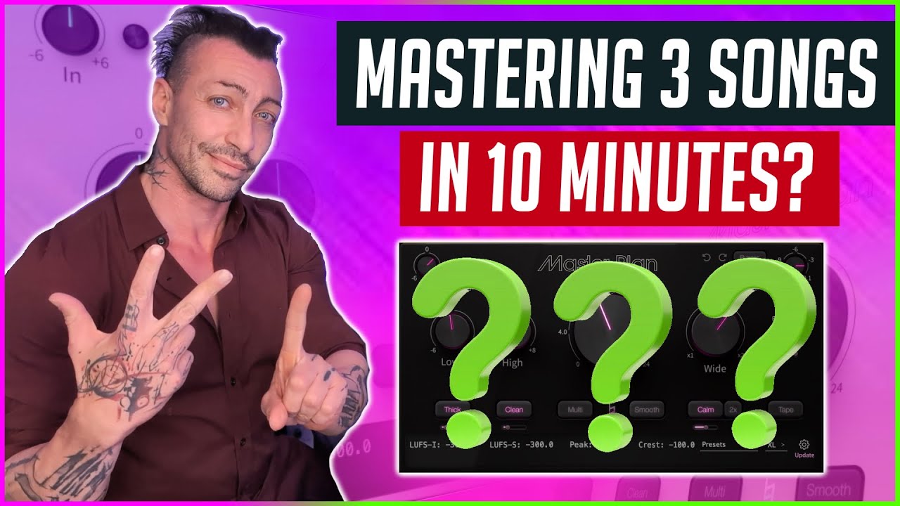MixbusTV Challenge: Mastering 3 Songs with 1 Plugin
