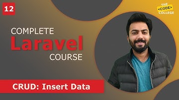 12 | Laravel Eloquent ORM | Create Data | Insertion | Laravel Tutorial