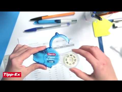Using correction tape Tipp-Ex Easy Correct - 2014 video 