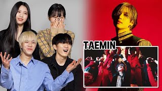 Korean Pro Dancers React to TAEMIN Hard Performances!