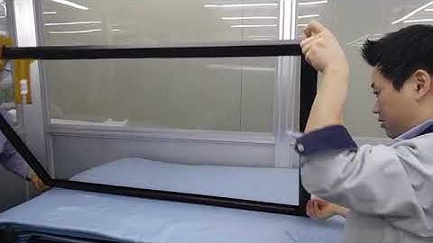 Touch screen overlay assembly video