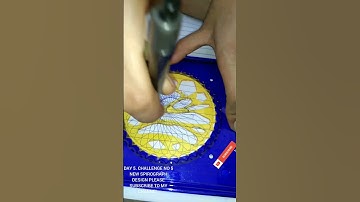 day 5 new spirograph design #short #youtube #spirograph