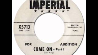 Vignette de la vidéo "EARL KING - "COME ON" [Imperial 5713] 1960"
