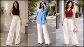 Top 10 ATTRACTIVE White Pant Outfits For Women 2026 / Women's Fashion Trends 2026!