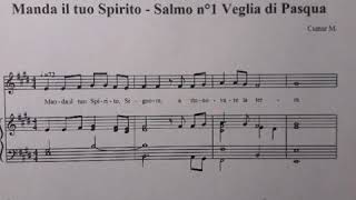 Video thumbnail of "Manda il tuo Spirito - Primo Salmo Responsoriale  Veglia Pasquale"