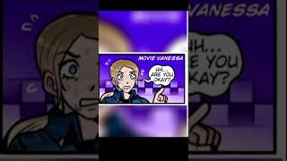 FNAF Movie Vanessa Meets Game Vanessa (Vanny) Comic Dub #shorts