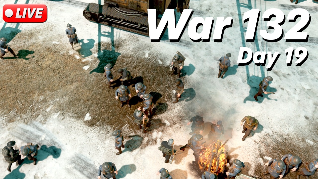 🔴 FOXHOLE AIRBORNE // WAR 132 - DAY 19 // WARDEN FRONTLINE // LIVE GAMEPLAY