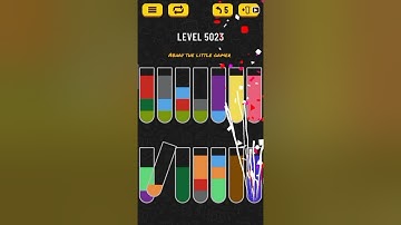 Water sort puzzle level 5023