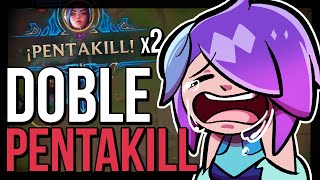 ¡DOBLE PENTAKILL CON LA LLORONA DE LA TOP LANE ALIAS IRELIA!  League of Legends