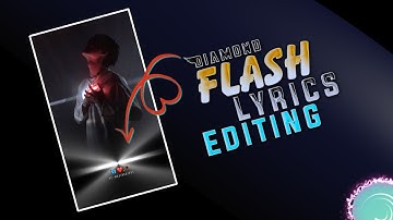 How to make viral diamond flash lyrics tutorial in hindi |Alight Motion diamond flash lyrics Editing
