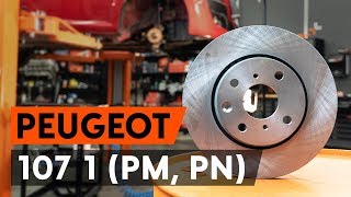 Hoe Remschijf vervangen PEUGEOT 108 - videogids