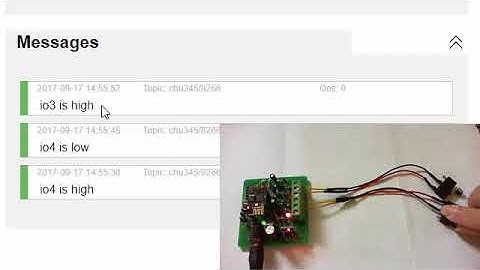 使用ESP8266 + MQTT 把 IO訊號傳送到世界的角落