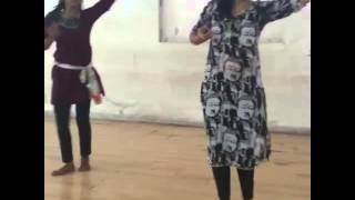 Prajakta Mali rehearsing for dance