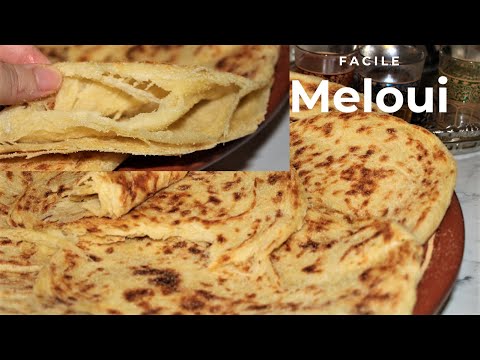 meloui-marocaine-bien-feuilleté-/-recette-facile-et-rapide-😃
