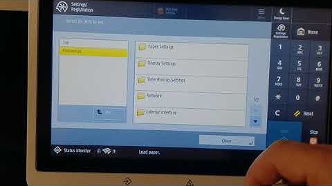 How to Change Ip address and DNS server settings on Canon imageRUNNER ADVANCE 3730/3720