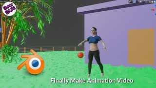 Ep:-7 Blender- 3D Animation Video Make THE END #AnimationVideoMake /*Day Sun  Hindi Animation Course