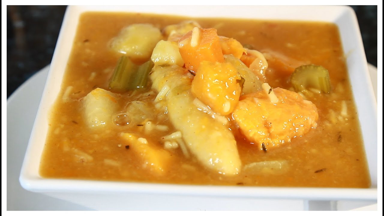 Jamaican Mixed Vegetable Soup Recipe | Healthy Vegetarian Soup | MIX VEG SOUP | Chef Ricardo Cooking