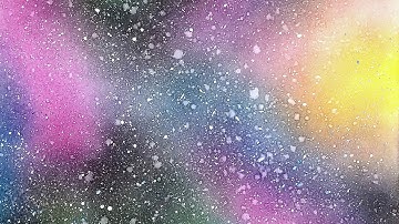 Galaxy Background easy as 1, 2, 3!